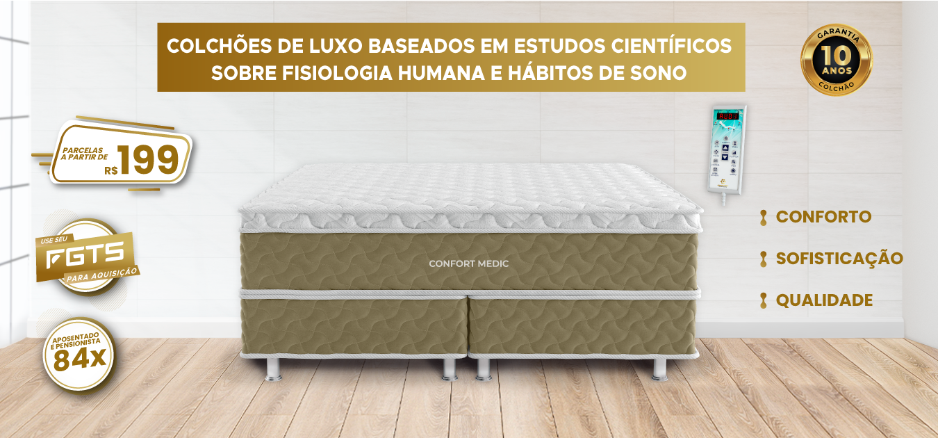 Colchão Tecnologico Confort Medic